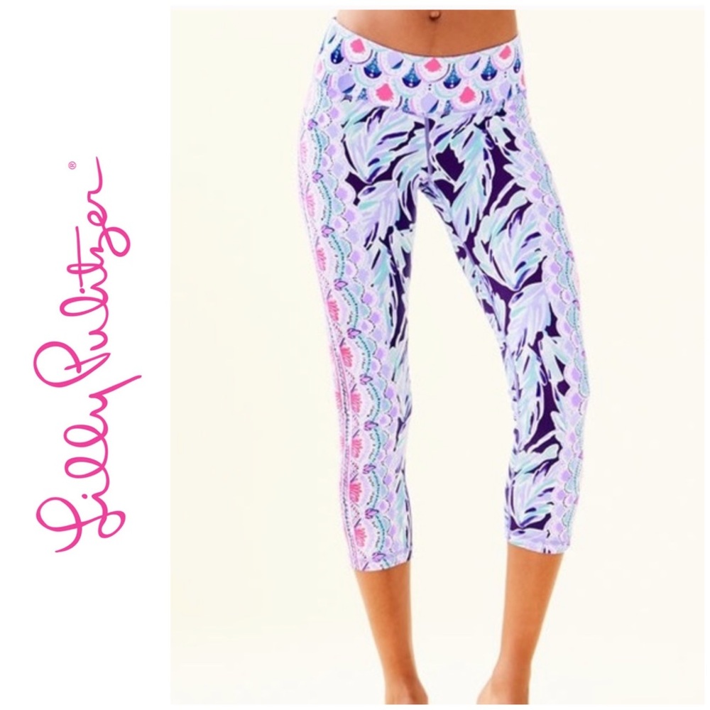 Lilly Pulitzer Flock Together Leggings EUC